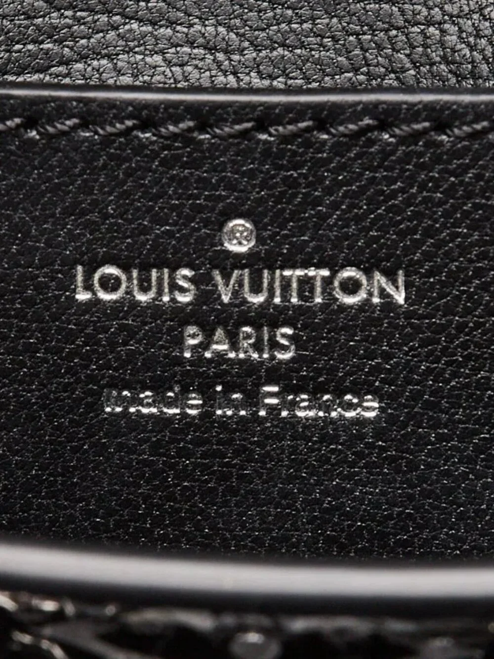 Louis Vuitton Black/Silver Monogram Python Twist PM Bag